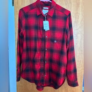 Red and Black Plaid Women’s Shirt